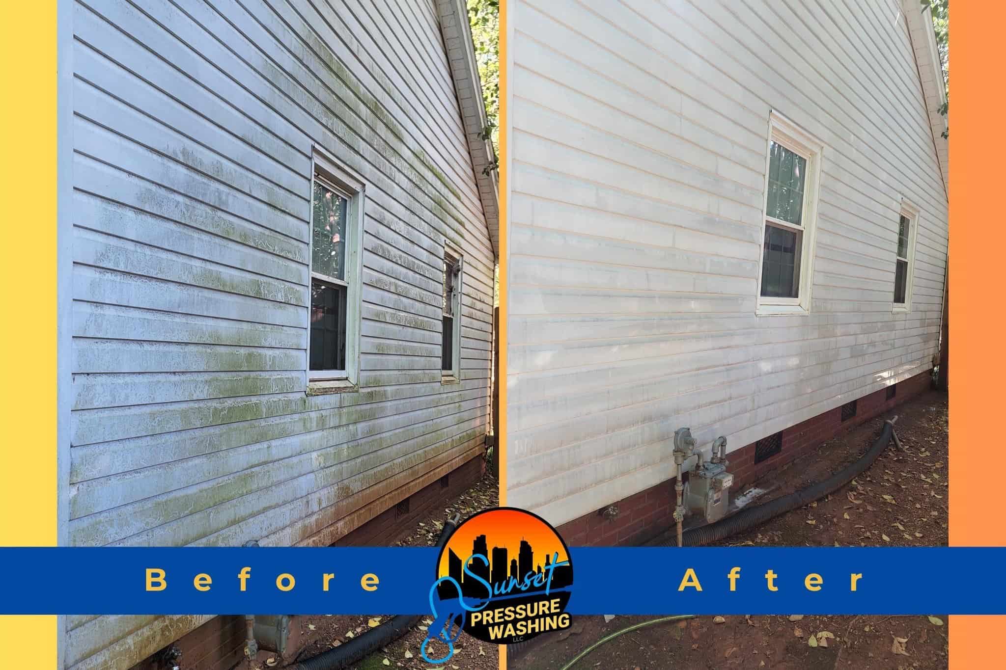 before and after house exterior