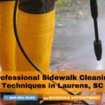 Professional Sidewalk Cleaning Techniques in Laurens, SC