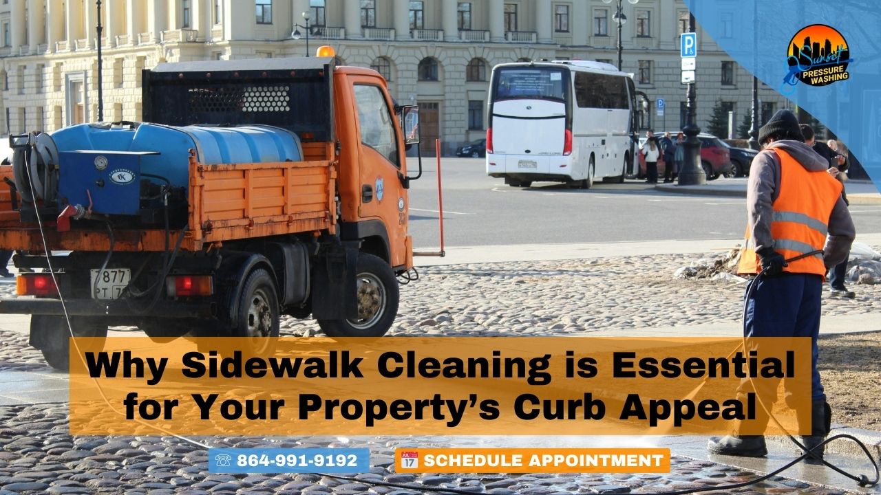 Why Sidewalk Cleaning is Essential for Your Property’s Curb Appeal